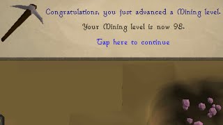 98 mining | log slot filled :] 316 bank