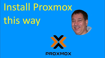 Install Proxmox this way