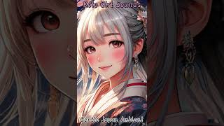 Soft Japanese ambient for study — Softly Evening Calm – Moonlit Sakura River