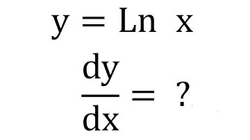 Part 1/4 (Natural Logarithm - LnX) - Derivative of Exponential & Logarithmic Functions