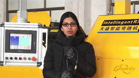 R7,R8 and R9 rebar stirrup bending machine simple introduction