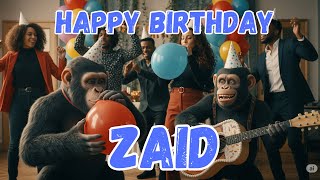 Zaid Happy Birthday Song - Happy Birthday To Zaid