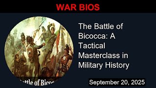 The Battle of Bicocca: A Tactical Masterclass in Military History | War Bios