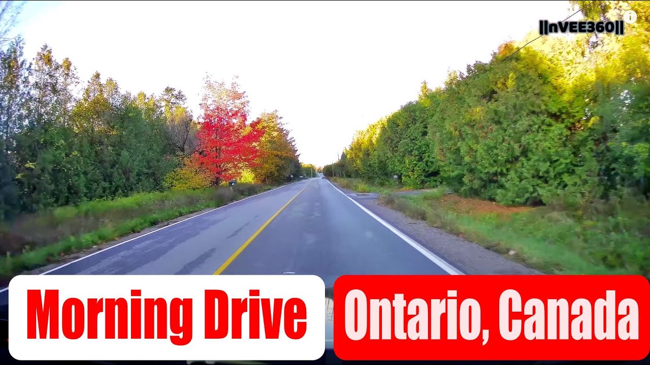 Driving Around Ontario, Canada Morning Drive 4K YouTube
