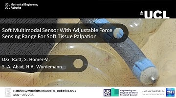 Duncan Raitt et al. Soft Multimodal Sensor With Adjustable Force Sensing Range For Tissue Palpation