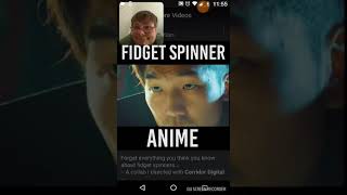 Fidget Spinner Anime Reaction