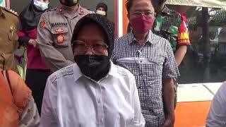 Risma Marah Marah Saat Memantau Pencairan Bansos