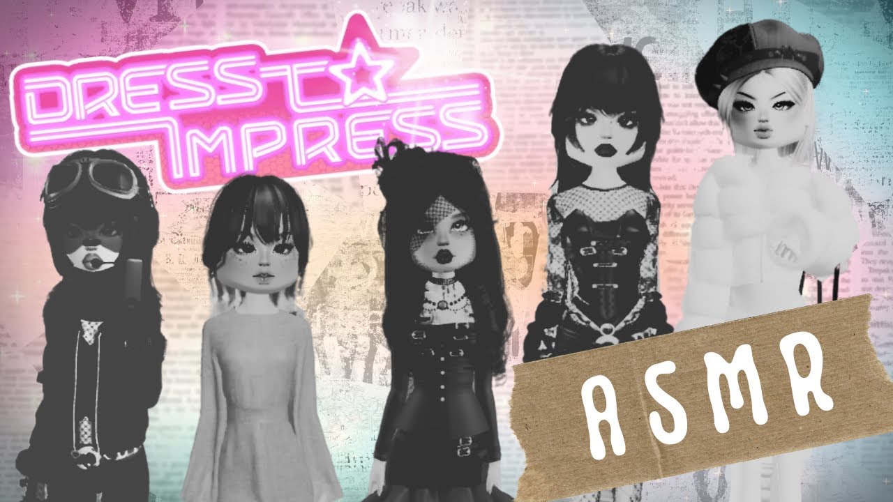 ASMR Dress to Impress | whispering, keyboard sounds, clicking, tapping