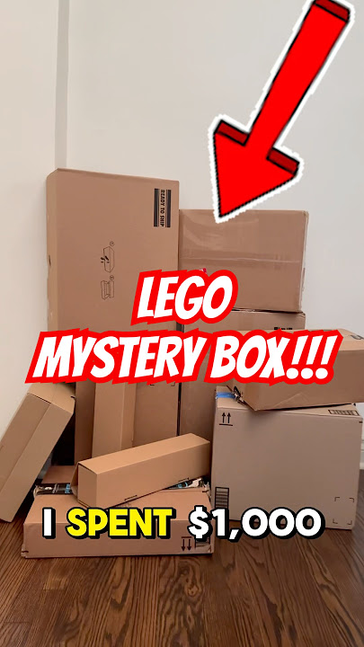 $1,000 LEGO MYSTERY BOX!! Is It Worth It?!? #lego #mysterybox #legominifigures