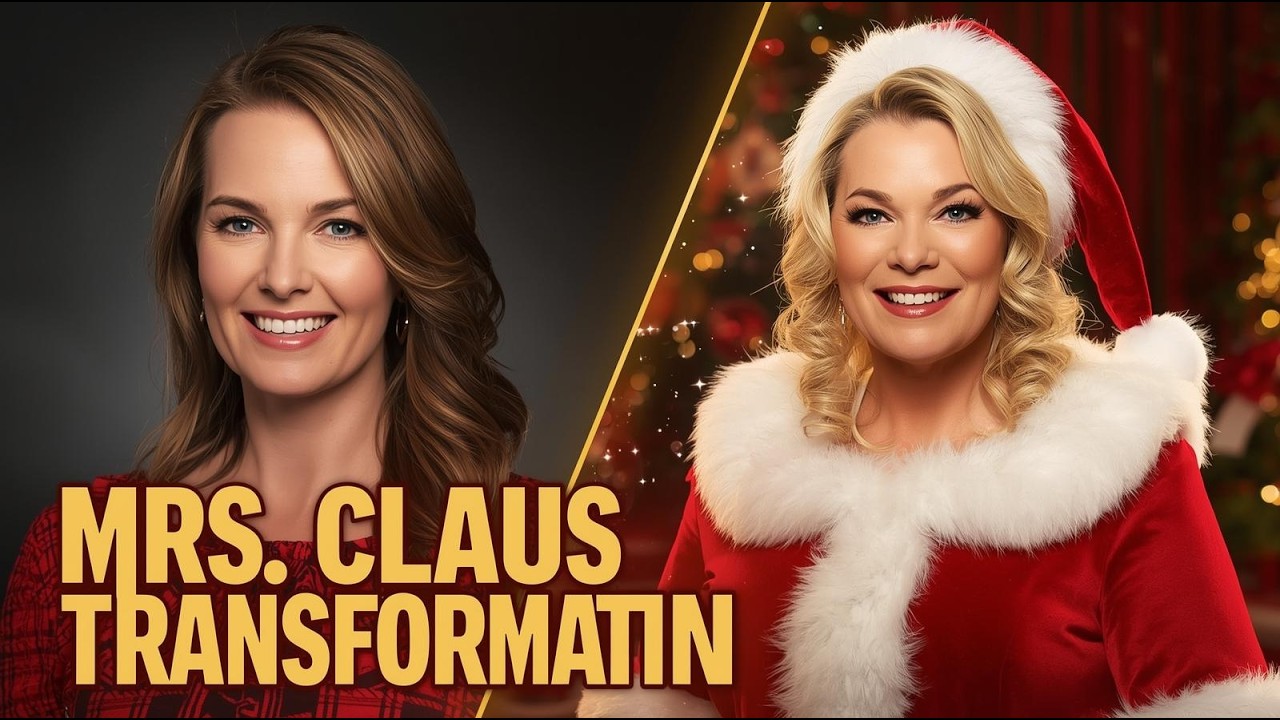 Преображение миссис Клаус — превратите любую фотографию в волшебный праздничный портрет в Pixvers...