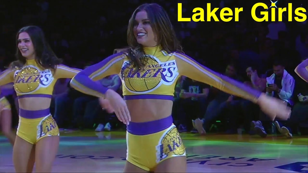 Laker Girls (Los Angeles Lakers Dancers) - NBA Dancers - 3/1/2022 4th QTR dance performance