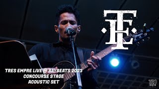 Tres Empre (MY) Live @ Baybeats 2023, Concourse stage(Acoustic set)