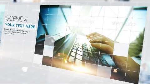 New After Effects template - Grid Slideshow