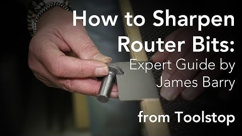 How to Sharpen Router Bits Using a Trend Diamond Sharpening Credit Card