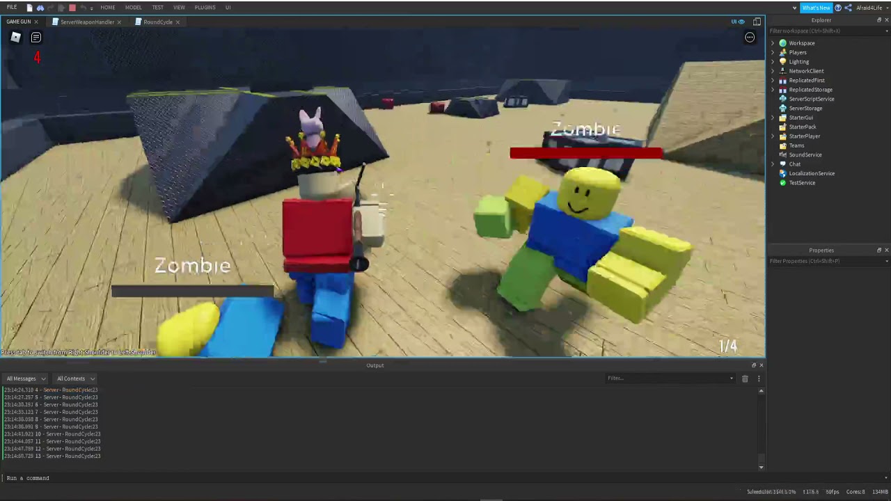 Zombie Test with round system