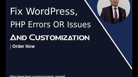 I will fix wordpress, php errors, issues and customization