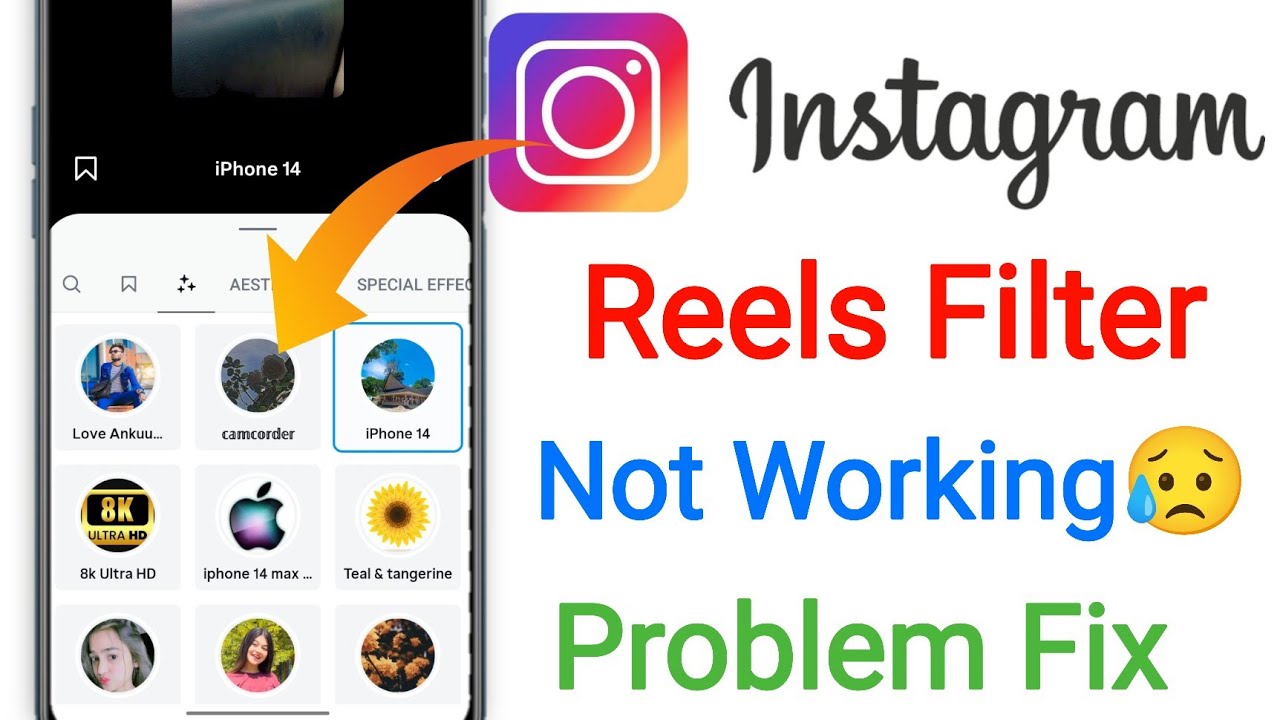 Instagram Reel Filter Not Working Problem || How to Fix Instagram filter not working problem solve
