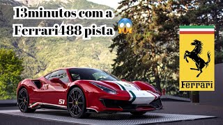 13 minutos com a Ferrari 488 pista - pov