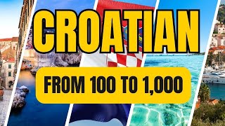 CROATIAN from 100 to 1000 easy!!! #croatia #counting #howto