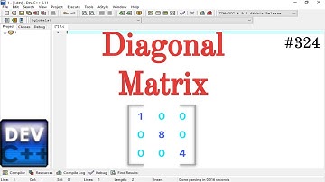 Print a Diagonal Matrix in C Language | Simple Method Apply