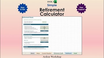 Retirement Calculator - Excel