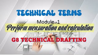Technical Terms Technical Drafting G8 Quarter 1