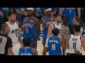 Luka cant belive shai after elbowing mavs player gets tech foul