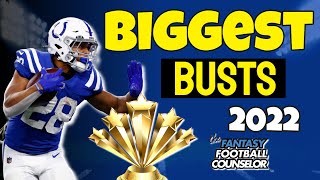 Fantasy Football 2022 Awards - Biggest Busts