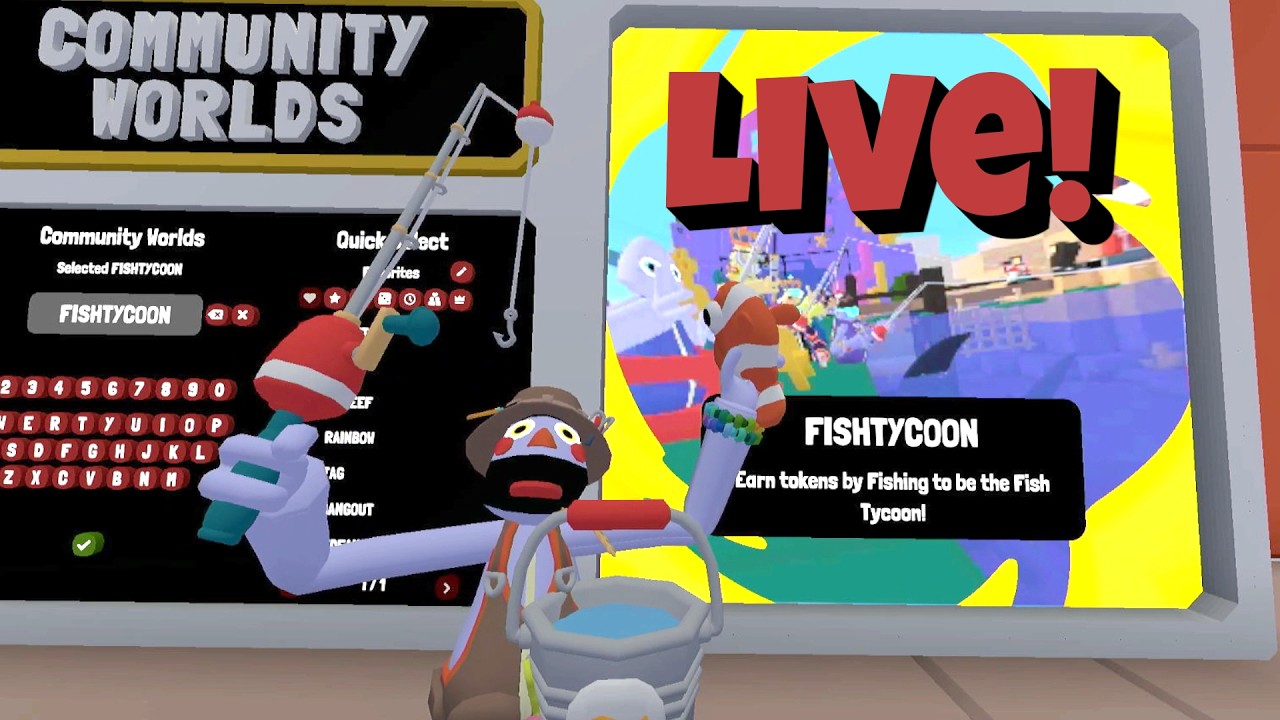 Fish Tycoon in Yeeps with Ima_Rainbow  #yeeps