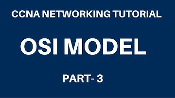 CCNA in Hindi - OSI Model Part 3 - Seven Layer Technologies Lucknow