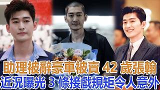 助理被辭、豪車被賣，42歲張翰近況曝光，3條接戲規矩令人意外#張翰