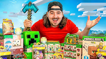 Opening 100 Mystery Minecraft Toys! (Ultra Rare!)