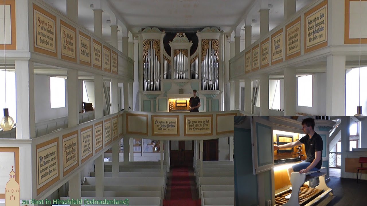 Die Pfützner-Orgel in Hirschfeld | Kirchen und Orgeln der Umgebung