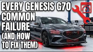 Every Genesis G70 Common Failure (and How to Fix Them)