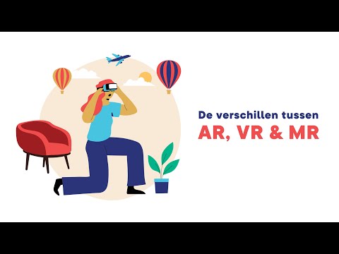 De verschillen tussen AR, VR & MR