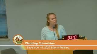 San Benito County - Planning Commision - September 10, 2025