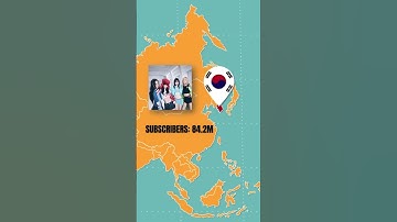 Most Subscribed Youtubers 2023 in each country. part1 #subscribedyoutubers #comparisonvideo #shorts