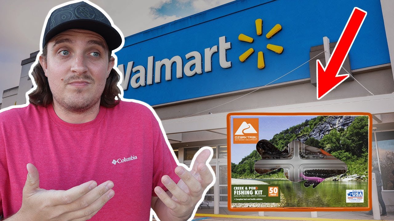 Ozark Trail Creek & Pond Kit Challenge! (Loser Eats Disgusting Gas Station Concoction)