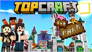 TOPCRAFT | O TOP PARK está FICANDO INCRÍVEL | Nova Praça da Cidade | EP72