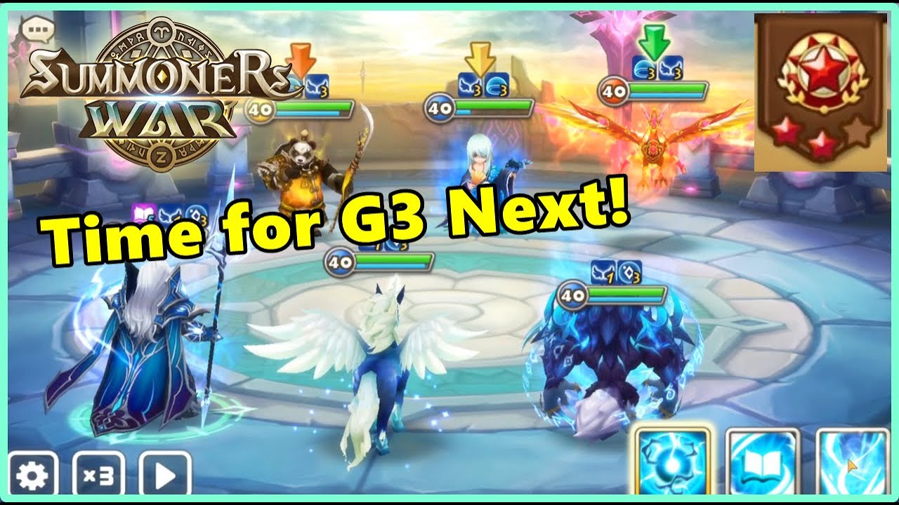 G2 Siege battle! Win this and we get G3 9W1L - Summoners War