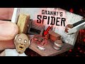 Making GRANNY'S Spider Room Miniature House in POLYMER CLAY!