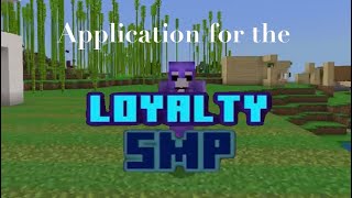 My application to join the loyalty smp screenshot 4