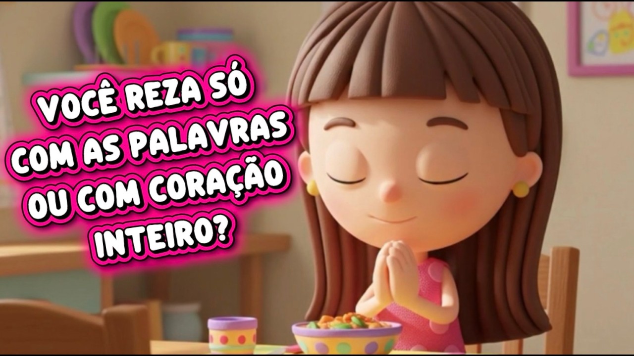 Você reza só com as palavras ou com o coração inteiro?