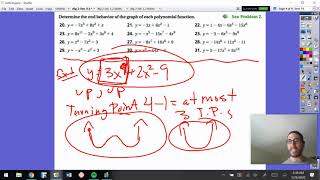 Alg 2 Section 5 1 Polynomial Functions