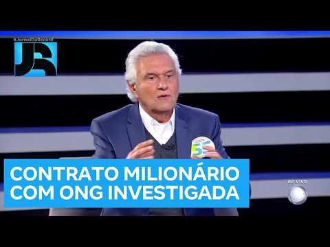 Caiado comments on R$ 141 million contract with NGO suspected of ties to the PCC