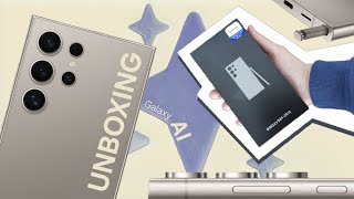 Samsung Galaxy S24 Ultra | Unboxing & Setup | Titanium Gray | 1TB | Galaxy AI✨ is here !!!