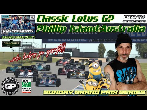 ..ich hab`s ja gesagt! – Classic Lotus Sunday GP Series Phillip Island/Australia Sesason 3/23 Week 7