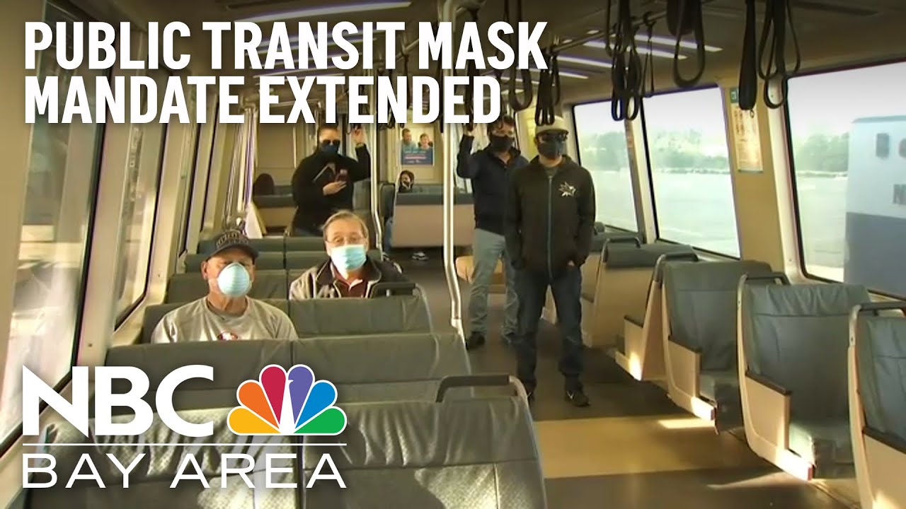 CDC Extends Public Transit Mask Mandate - YouTube