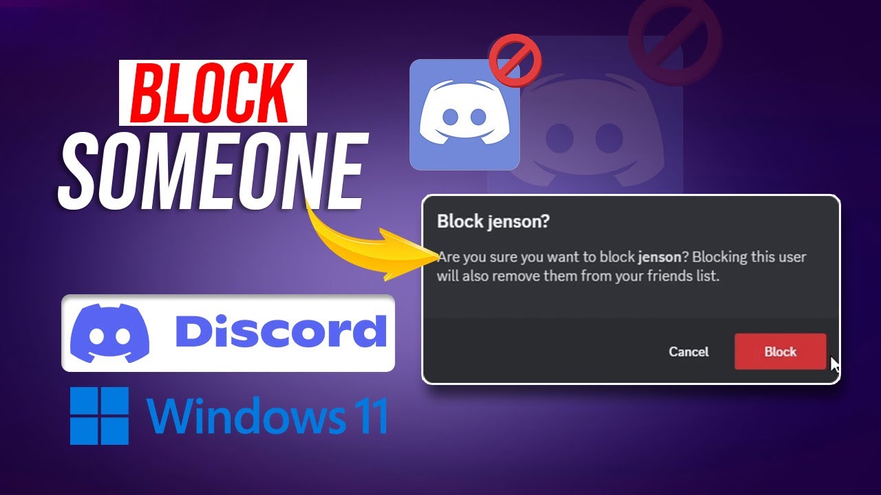 How to Block Someone in Discord on Windows PC | Add Someone to Block List on Discord