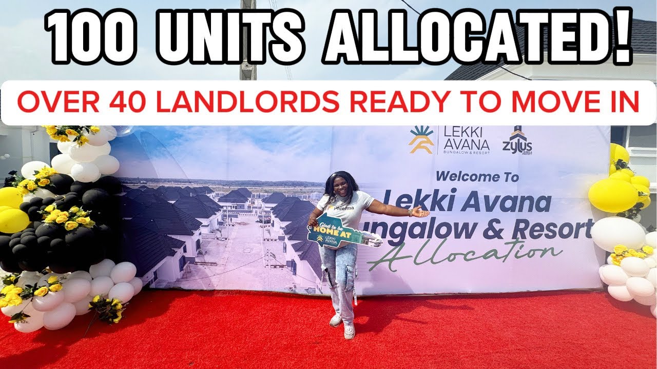 100 Units Allocated! See What’s Happening at Lekki Avana Bungalows